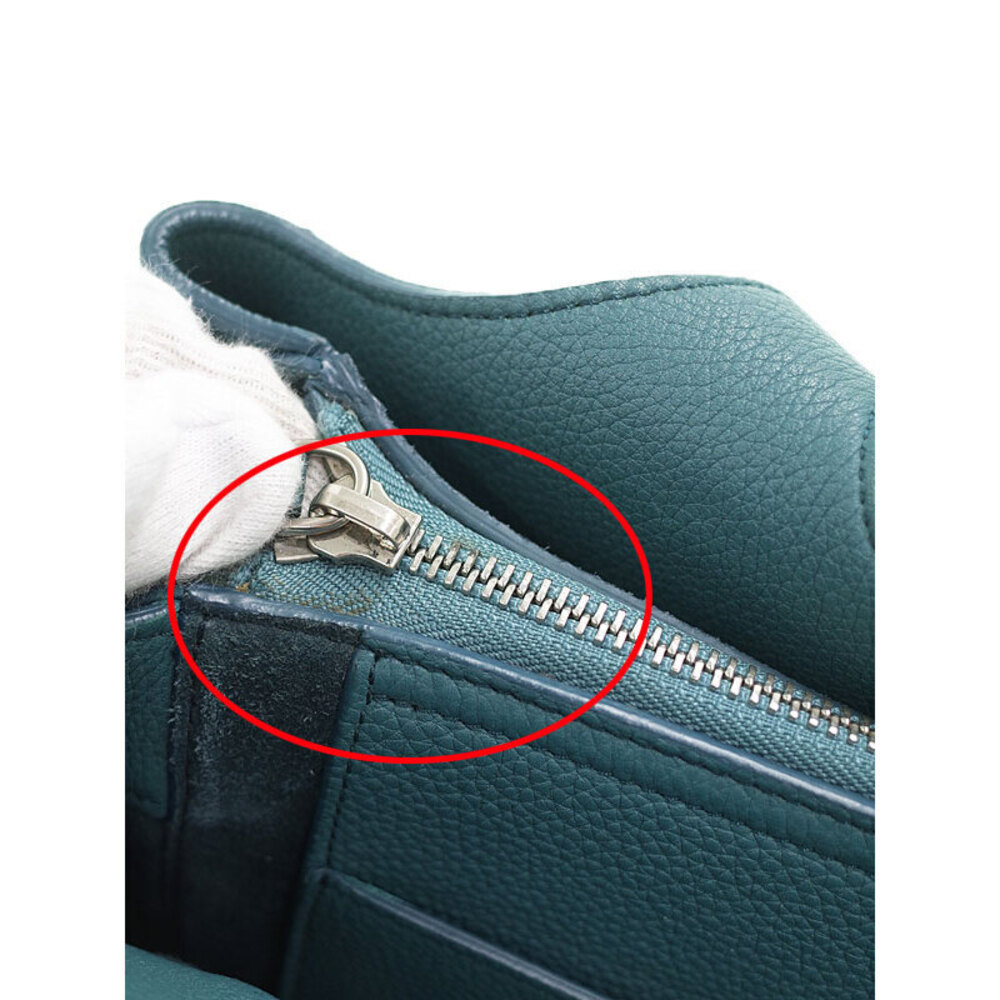 Celine Trifold Bag Leather Tote Grained Shoulder - Picture 7 of 9